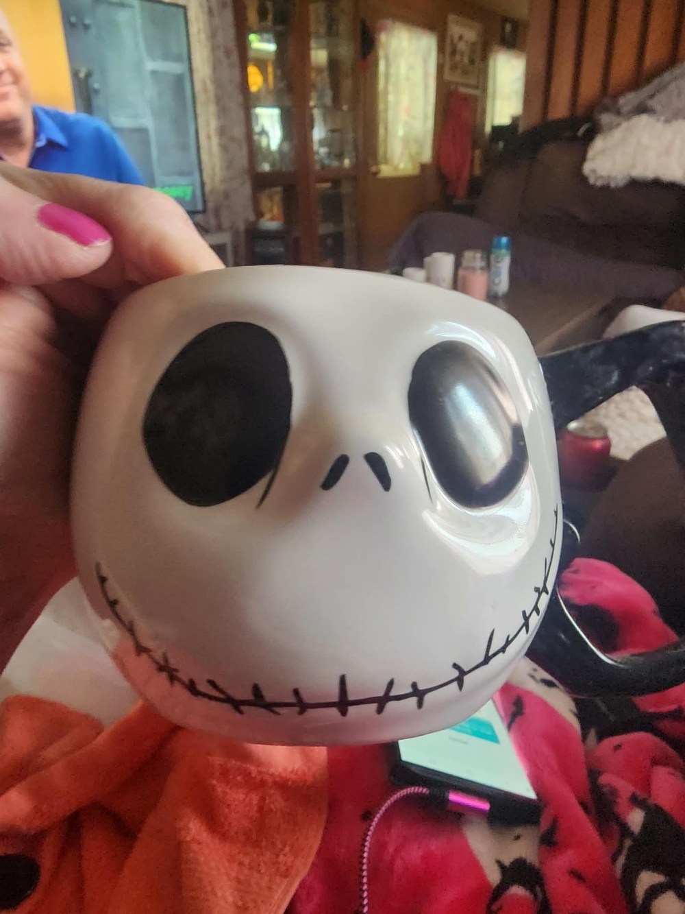 Disney’s Nightmare Before Christmas - Jack Skellington Double-Sided Mug w/ Spoon